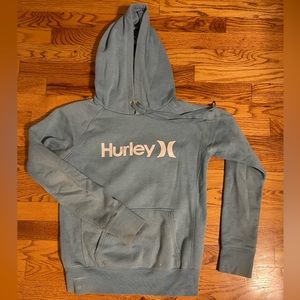 hurley brand blue sweatshirt- size small!